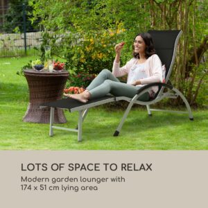 Blumfeldt Sunnyvale, lehátko, s podnožkou, hliník, 4 úrovne