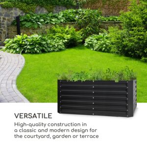 Blumfeldt High Grow Straight, vyvýšený záhon, 120 x 60 x 60 cm, 432 l, oceľ