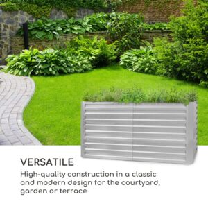 Blumfeldt Blum High Grow Straight, vyvýšený záhon, 200x90x100cm, 1800l, oceľ