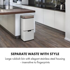 Klarstein Royal Trash Rose Gold, odpadkový kôš so senzorom, 72 l, ušľachtilá oceľ, ružovozlatá