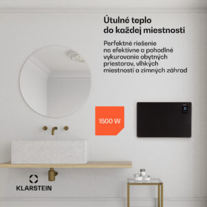 Klarstein Bansin Smart 1500, konvektor, 1500 W, ovládanie cez aplikáciu