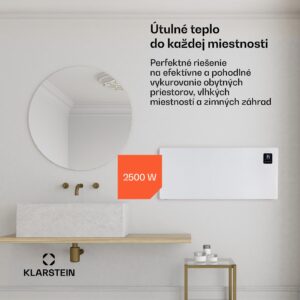 Klarstein Bansin Smart 2500, konvektor, 2500 W, ovládanie cez aplikáciu