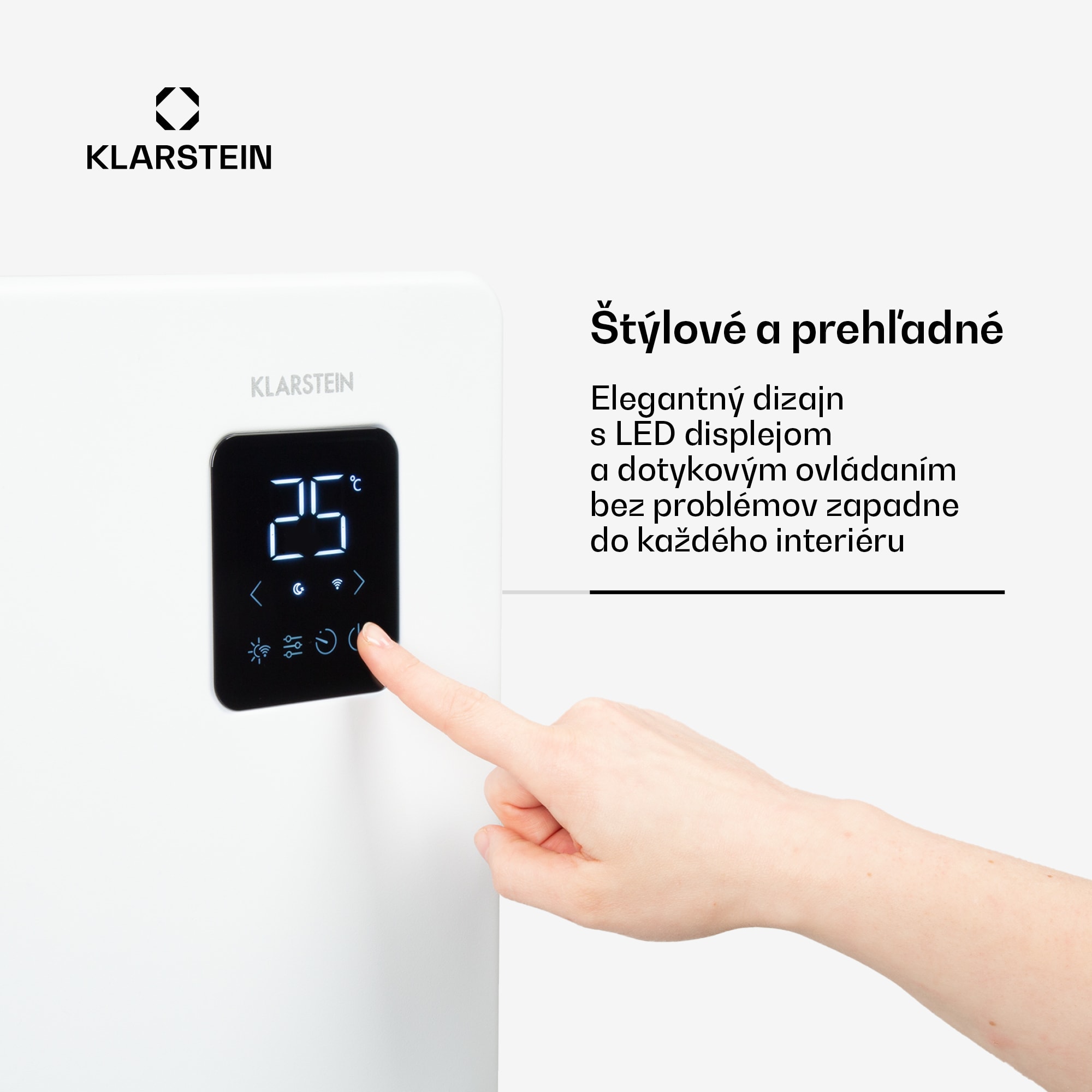 Klarstein Bansin Smart 2500, konvektor, 2500 W, ovládanie cez aplikáciu – Obrázok 5