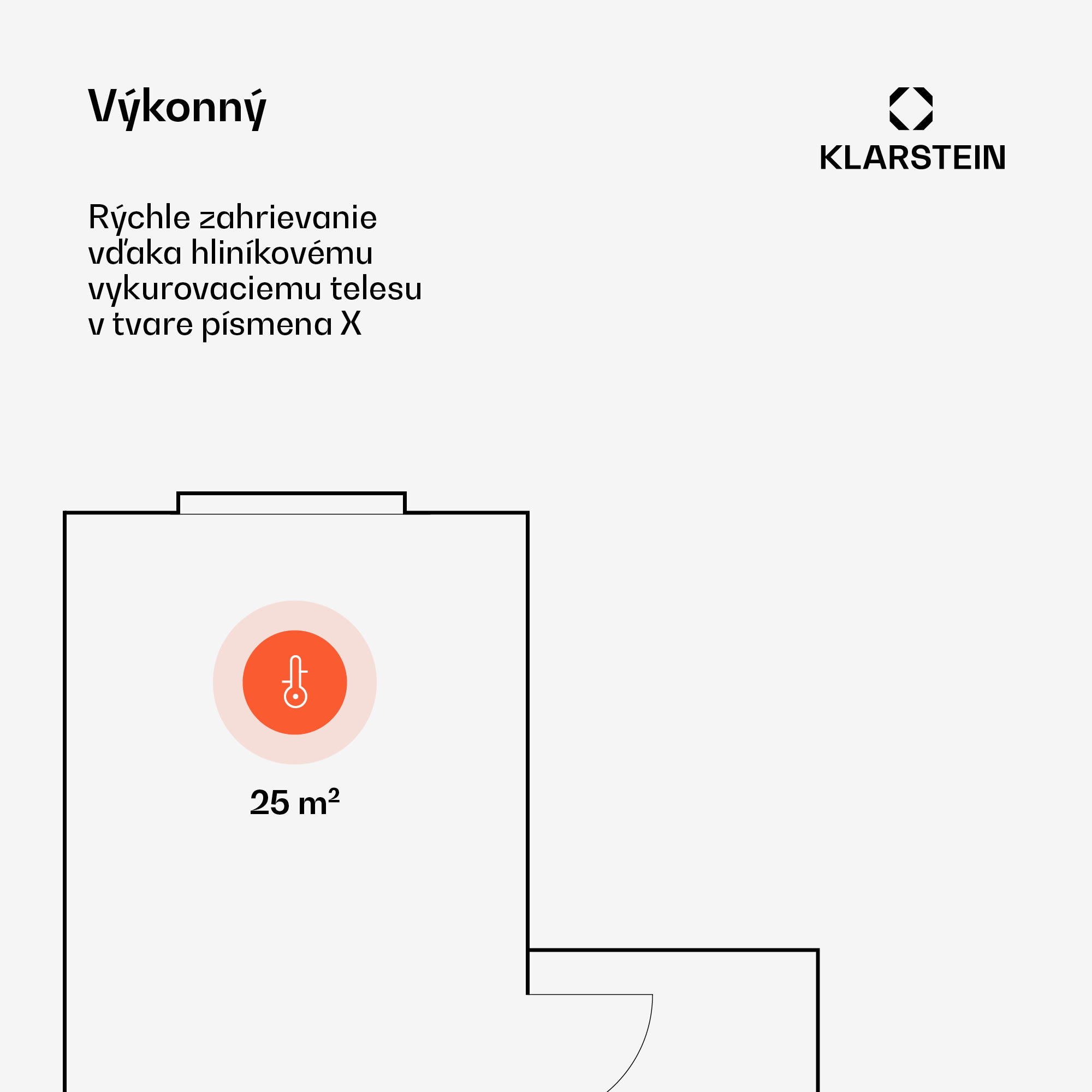 Klarstein Bansin Smart 2500, konvektor, 2500 W, ovládanie cez aplikáciu – Obrázok 2
