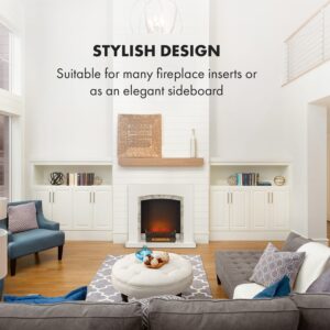 Klarstein Studio Frame II, krbová konštrukcia, MDF, mramorová dekorácia