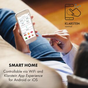 Klarstein Quickstick Smart, Sous Vide varič, 1200 W, 20-95 °C, 3D cirkulácia