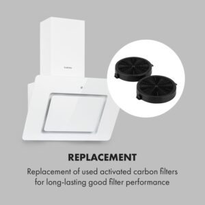 Klarstein Sofie, filter s aktívnym uhlím, ø 11,2 cm, 2 kusy, náhradný filter, príslušenstvo