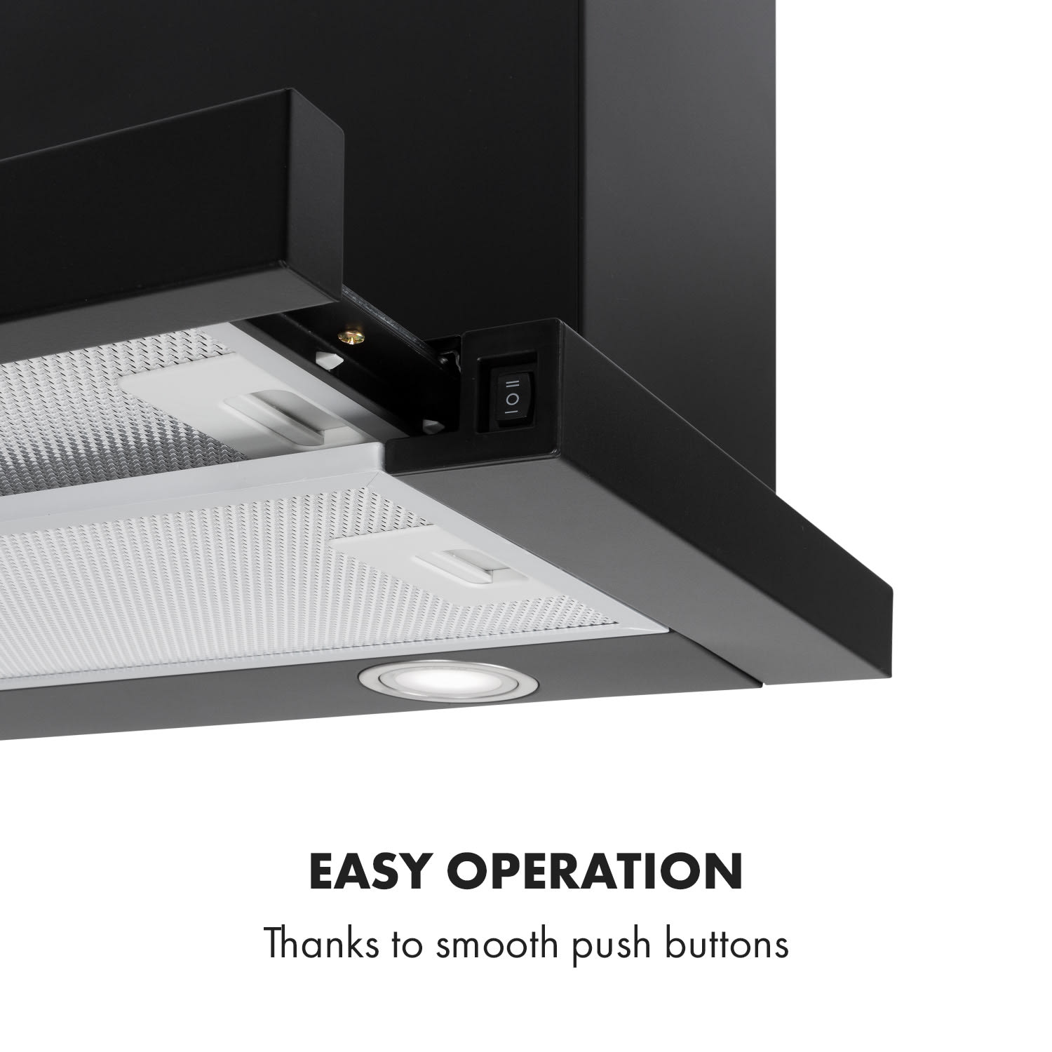 Klarstein Mariana 60, plochý digestor, 500 m³/h, odsávanie vzduchu, LED – Obrázok 3