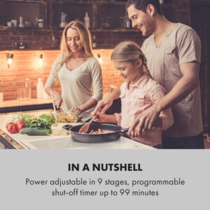 Klarstein Delicatessa 90 Flex, vstavaná indukčná varná doska, 7400 W, 5 zón, samostatná