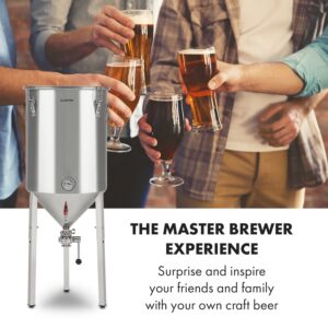 Klarstein Gärkeller Pro XL, fermentačný kotol, 60 l, výpustný ventil na kvasinky, nehrdzavejúca oceľ