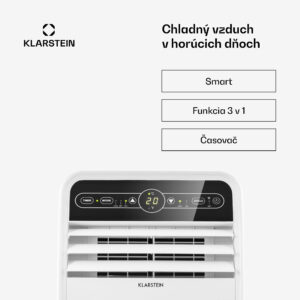 Klarstein Metrobreeze New York Smart 7k, mobilná klimatizácia, 7000 BTU/2,1 kW, A, diaľkový ovládač