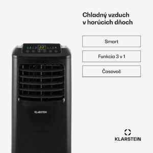 Klarstein Pure Blizzard Smart 9k, mobilná klimatizácia, 9 000 BTU/2,6 kW, A, diaľkový ovládač