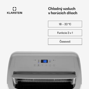 Klarstein Grandbreeze Pro 14K, mobilná klimatizácia 3 v 1, 460 m³/h, 14 000 BTU/1,65 kW