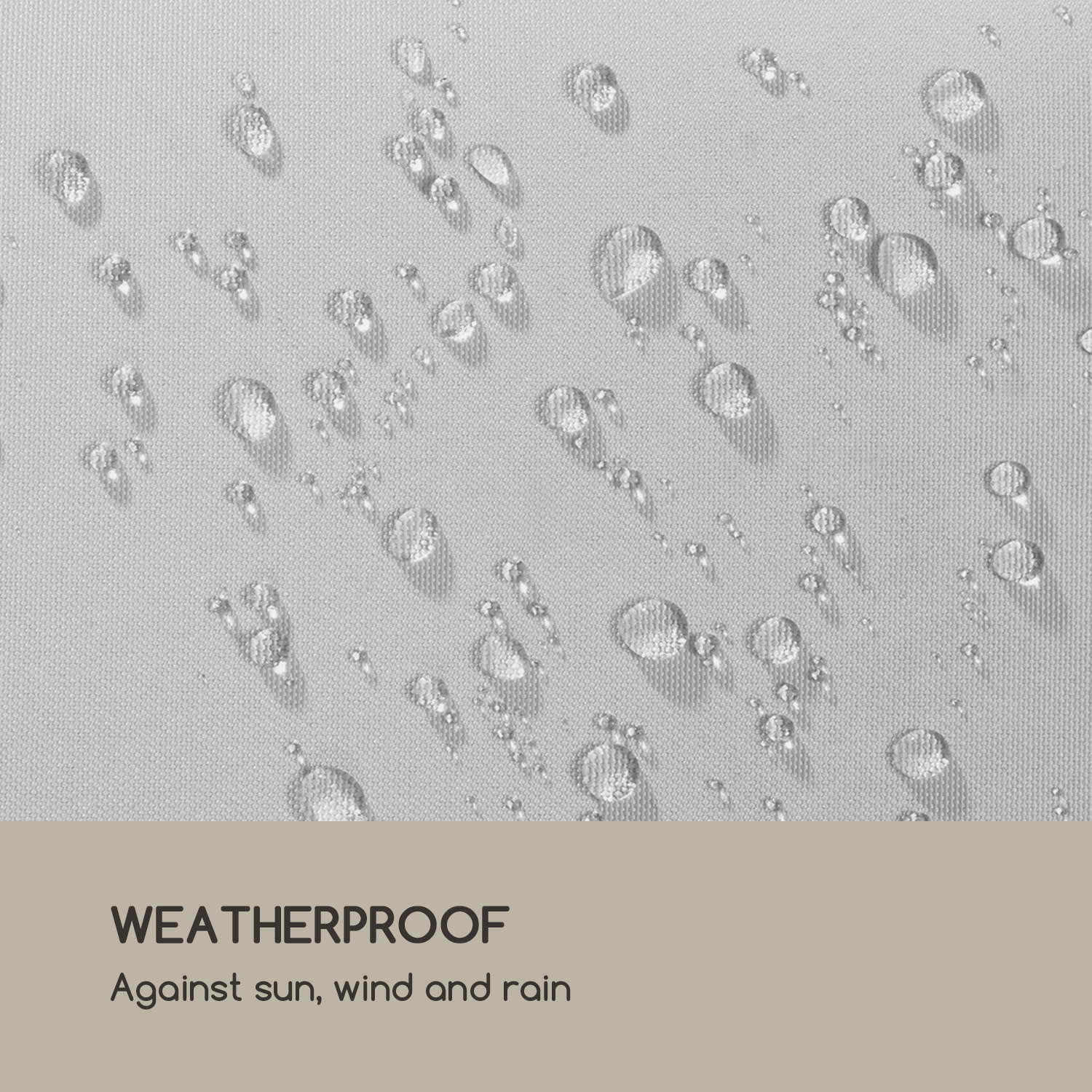 Blumfeldt Pantheon Solid Sky, bočné steny pre altánok, 4 steny, 3 x 4 m, 140 g/m² – Obrázok 4