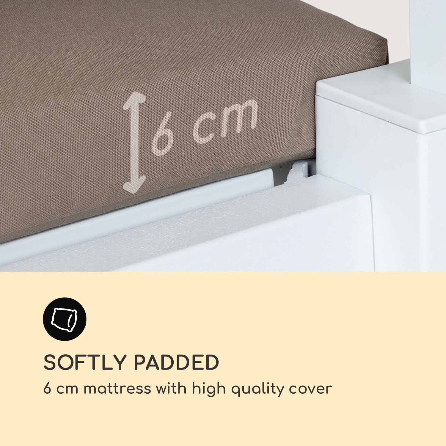 Blumfeldt Eremitage Double Lux, lehátko, 4 polohy, pre 2 osoby, 6 cm čalúnenie – Obrázok 5