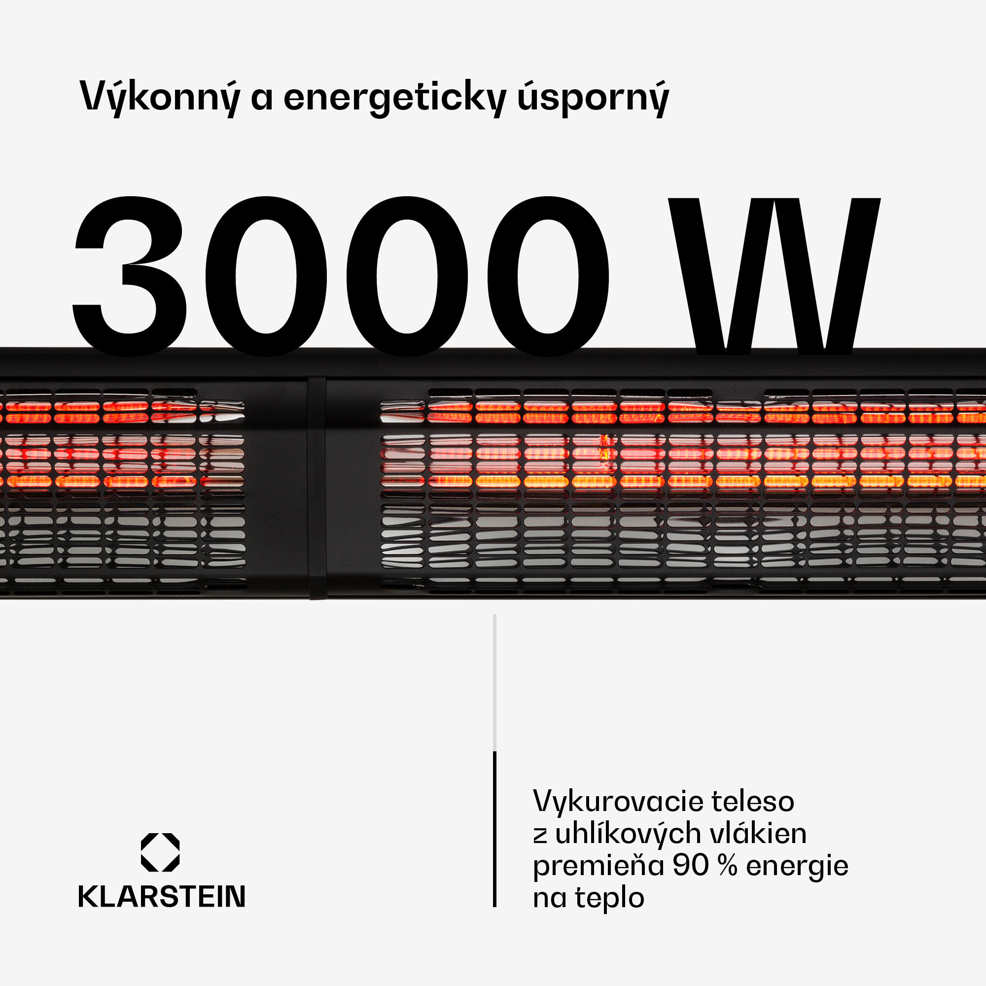 Blumfeldt Heat Guru 3000, sálavý ohrievač, 3000 W, IP54, na vonkajšie použitie, diaľkové ovládanie – Obrázok 4