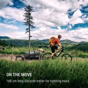 KLARFIT Companion Chaser, Príves na bicykel, 30 kg, 16", Multiplex, Breza