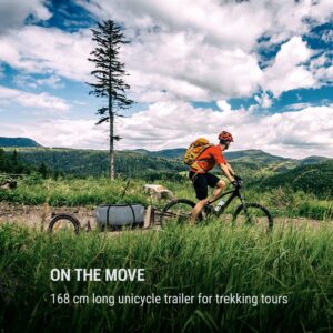 KLARFIT Companion Chaser, Príves na bicykel, 30 kg, 16", Multiplex, Breza