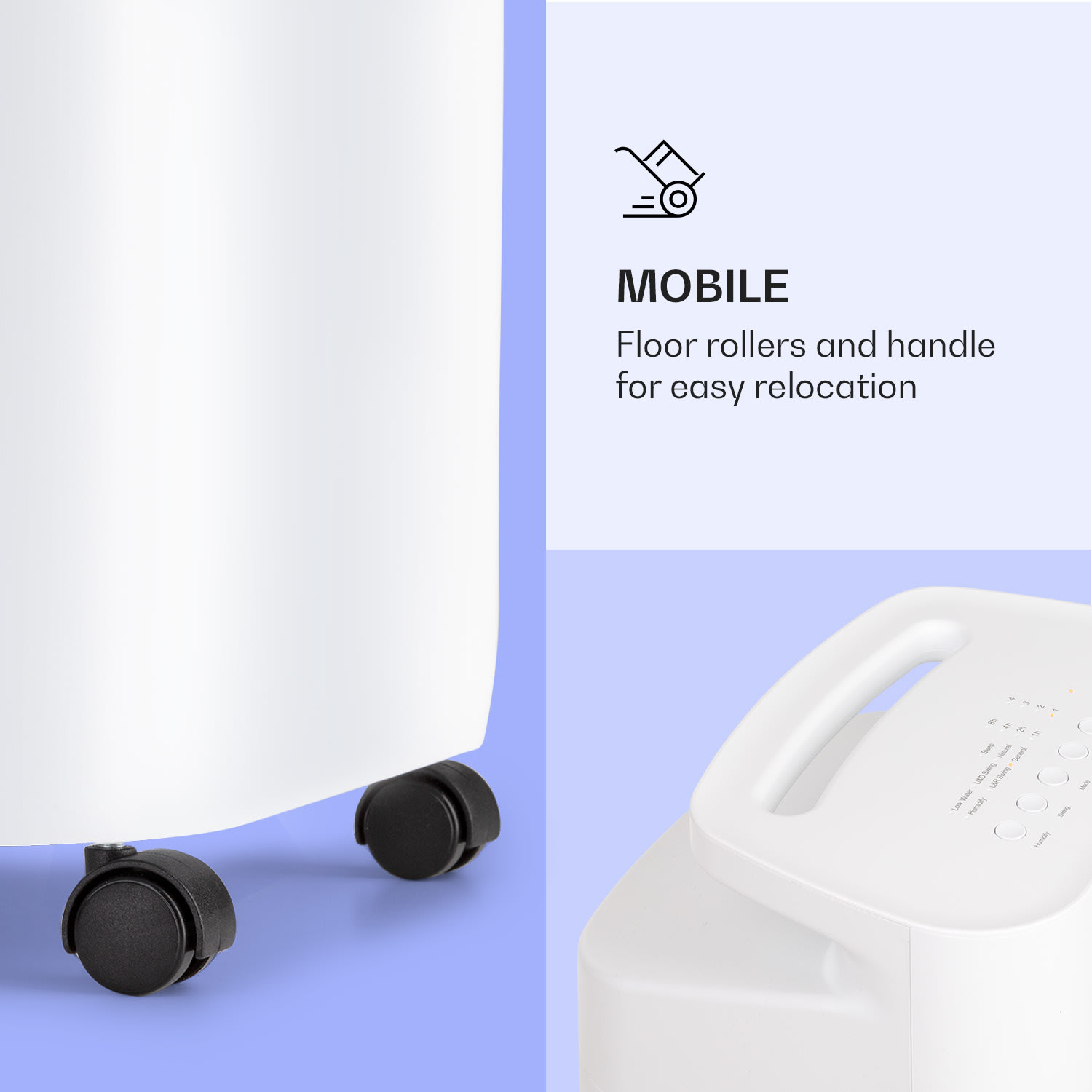 Klarstein IceWind Max, 3 v 1 ochladzovač vzduchu, 60 W, 330 m³/h, 6 l, oscilácia, časovač, diaľkový ovládač – Obrázok 3