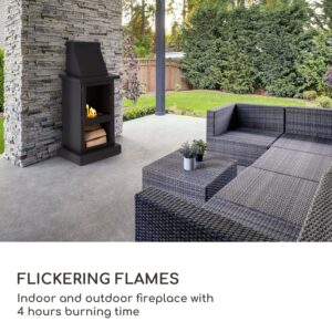 Blumfeldt Fiamme Camino, etanolový krb, horák z nehrdzavejúcej ocele, 1,15 l, doba horenia 4 h