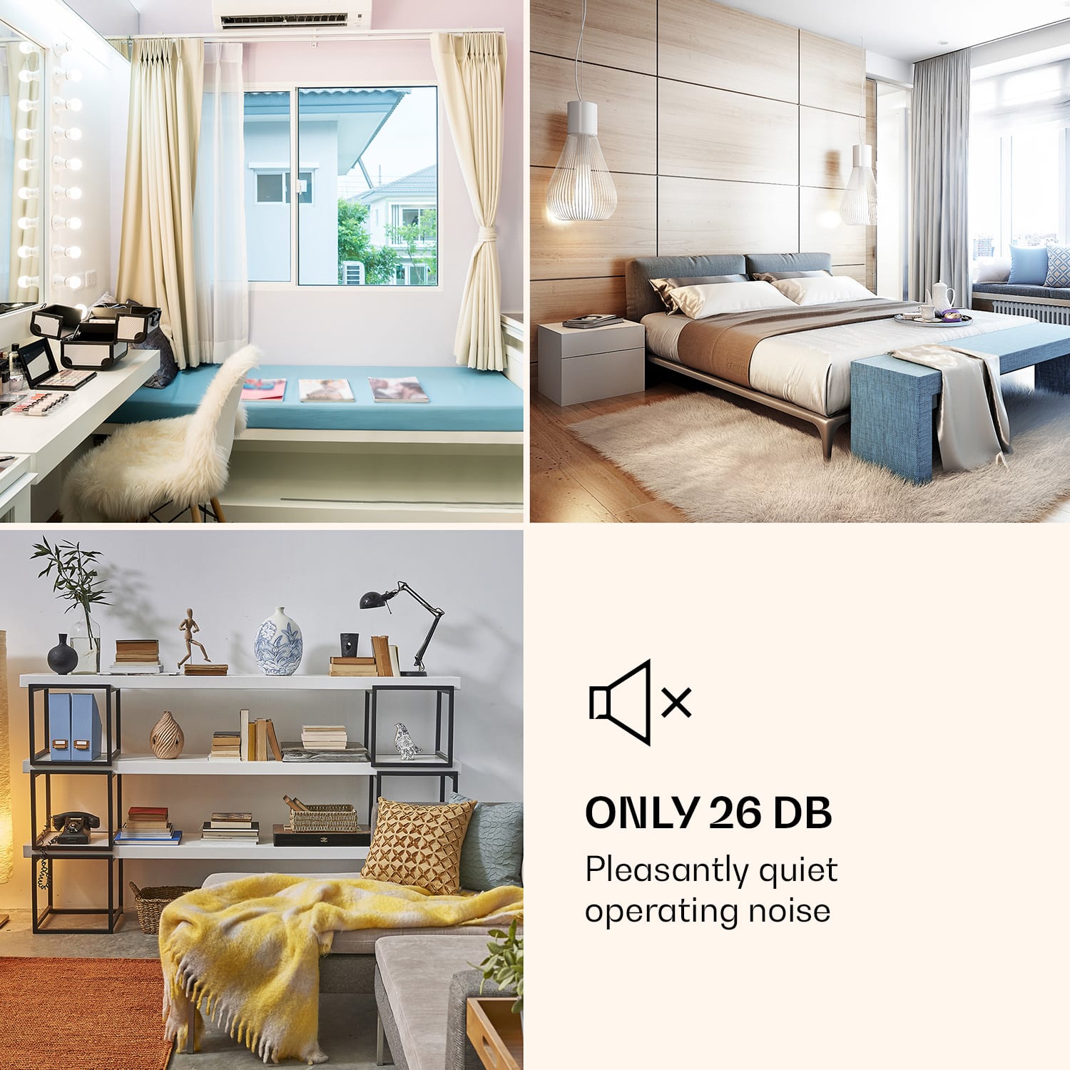 Klarstein Geheimversteck, mini chladnička, 17 l, 2 úrovne, 26dB, termoelektrická – Obrázok 3