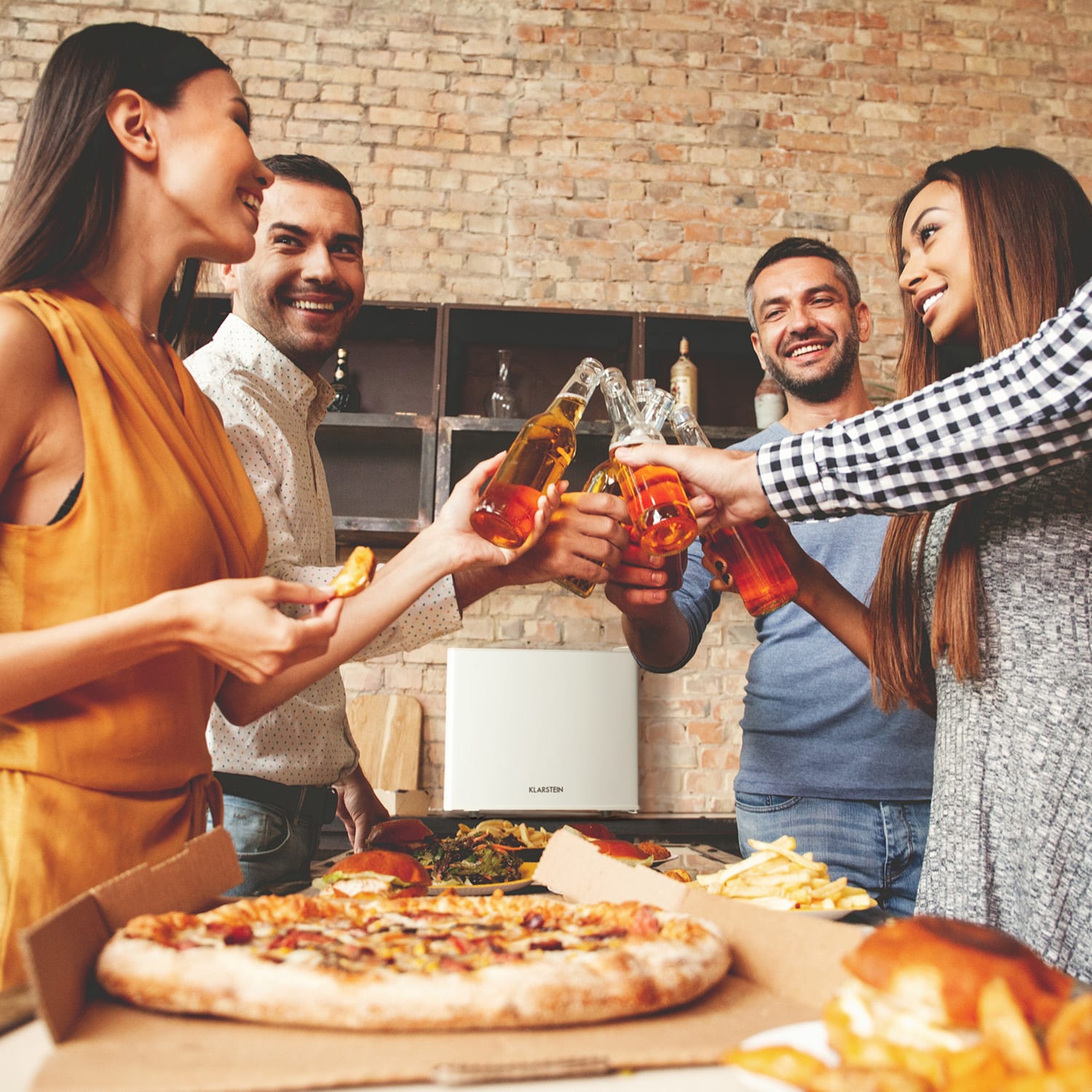 Klarstein Geheimversteck, mini chladnička, 17 l, 2 úrovne, 26dB, termoelektrická