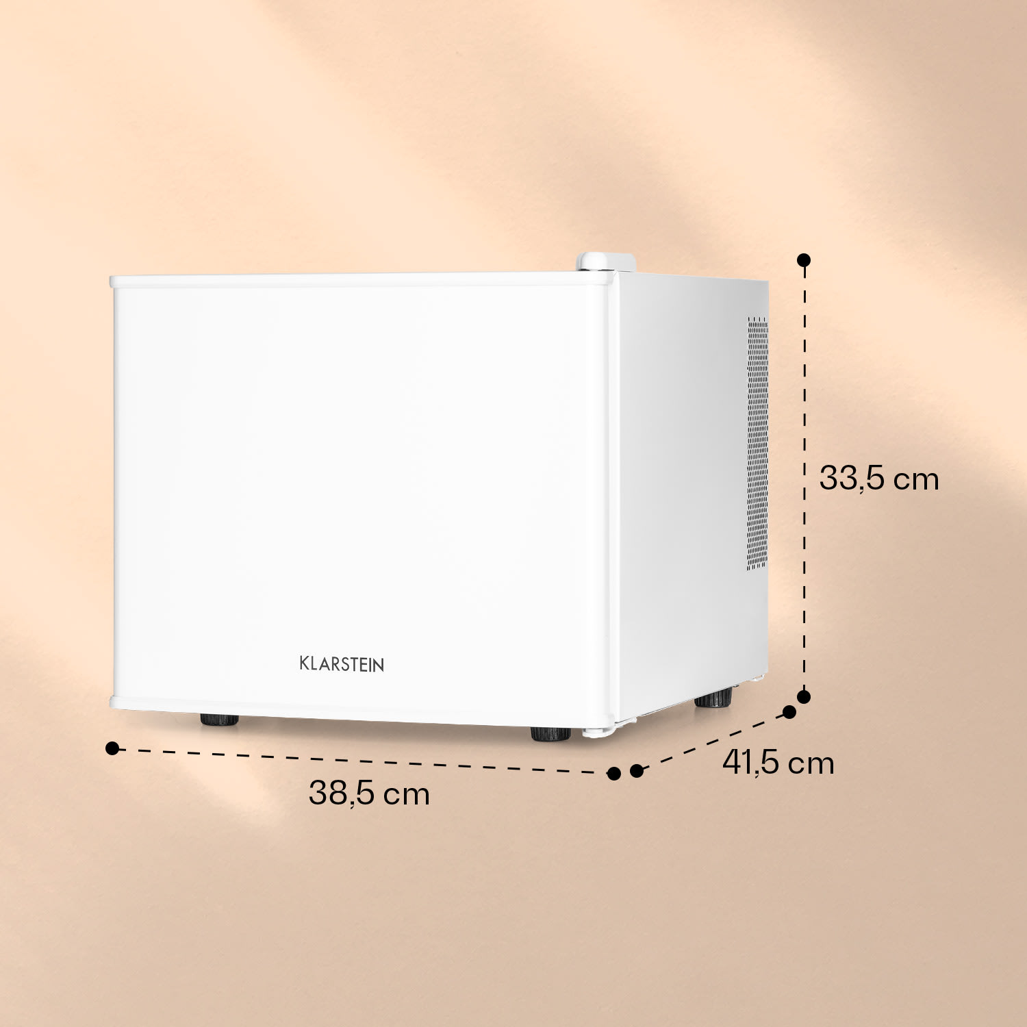 Klarstein Geheimversteck, mini chladnička, 17 l, 2 úrovne, 26dB, termoelektrická – Obrázok 5