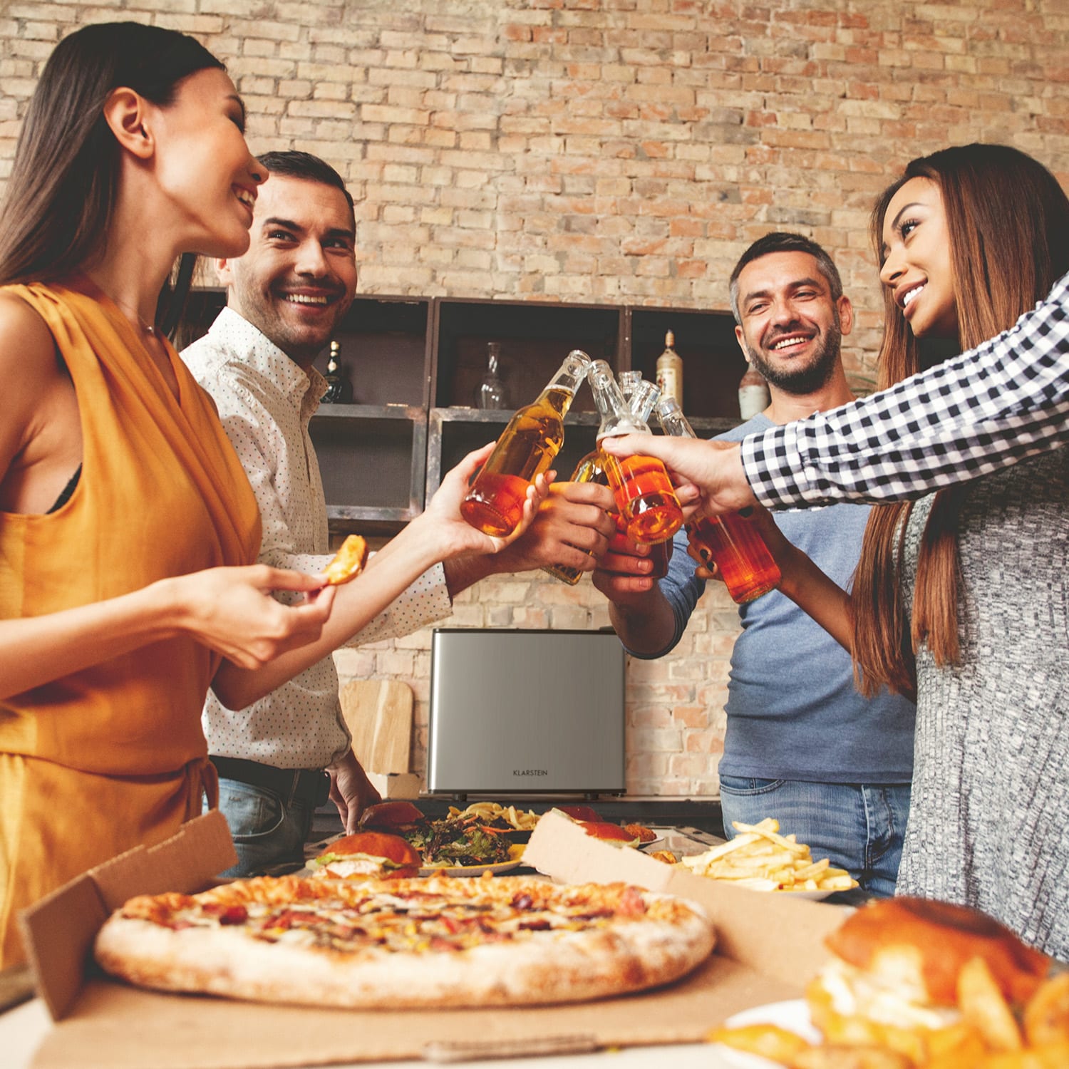 Klarstein Geheimversteck, mini chladnička, 17 l, 2 úrovne, 26dB, termoelektrická