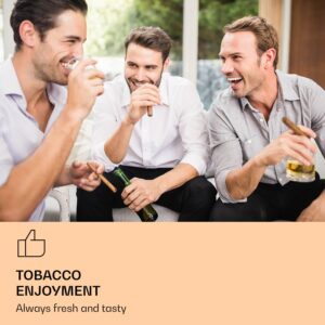 Klarstein El Presidente 23, humidor na cigary, 23 l, 45 W, dotykové ovládanie, bukové drevo, LED