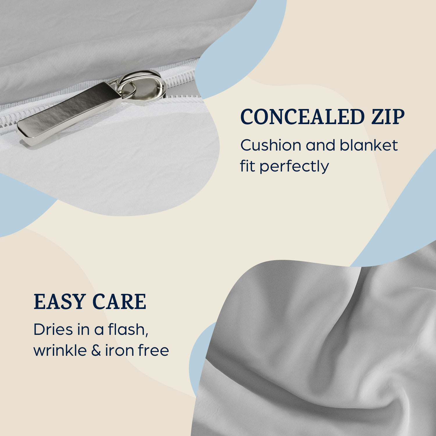 Sleepwise Soft Wonder-Edition, Posteľná bielizeň, 135 x 200 cm – Obrázok 2