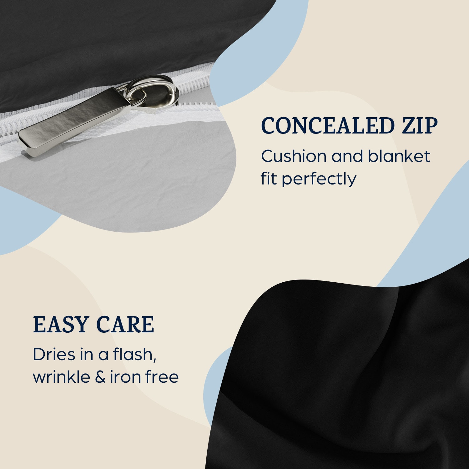 Sleepwise Soft Wonder-Edition, Posteľná bielizeň, 200 x 200 cm – Obrázok 2