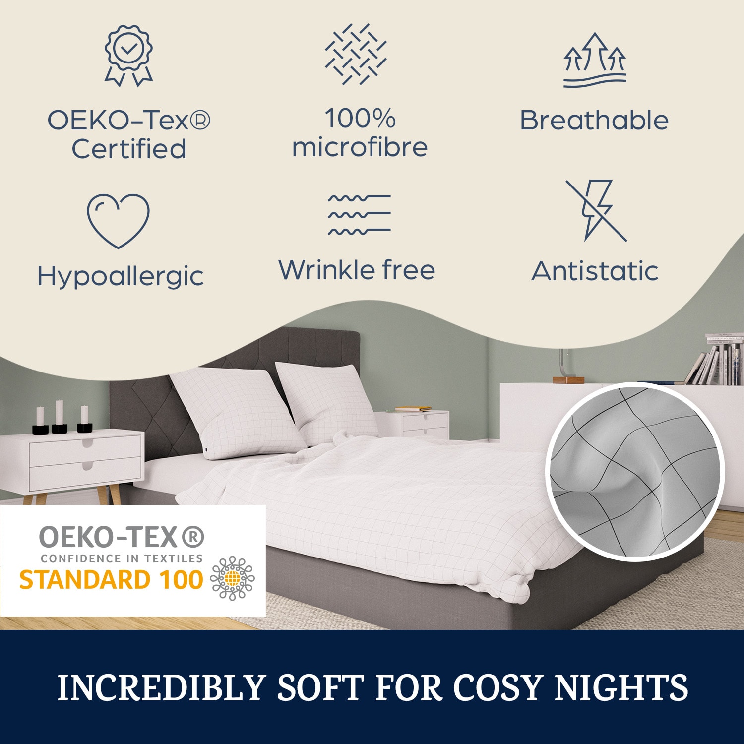 Sleepwise Soft Wonder-Edition, Posteľná bielizeň, 135 x 200 cm