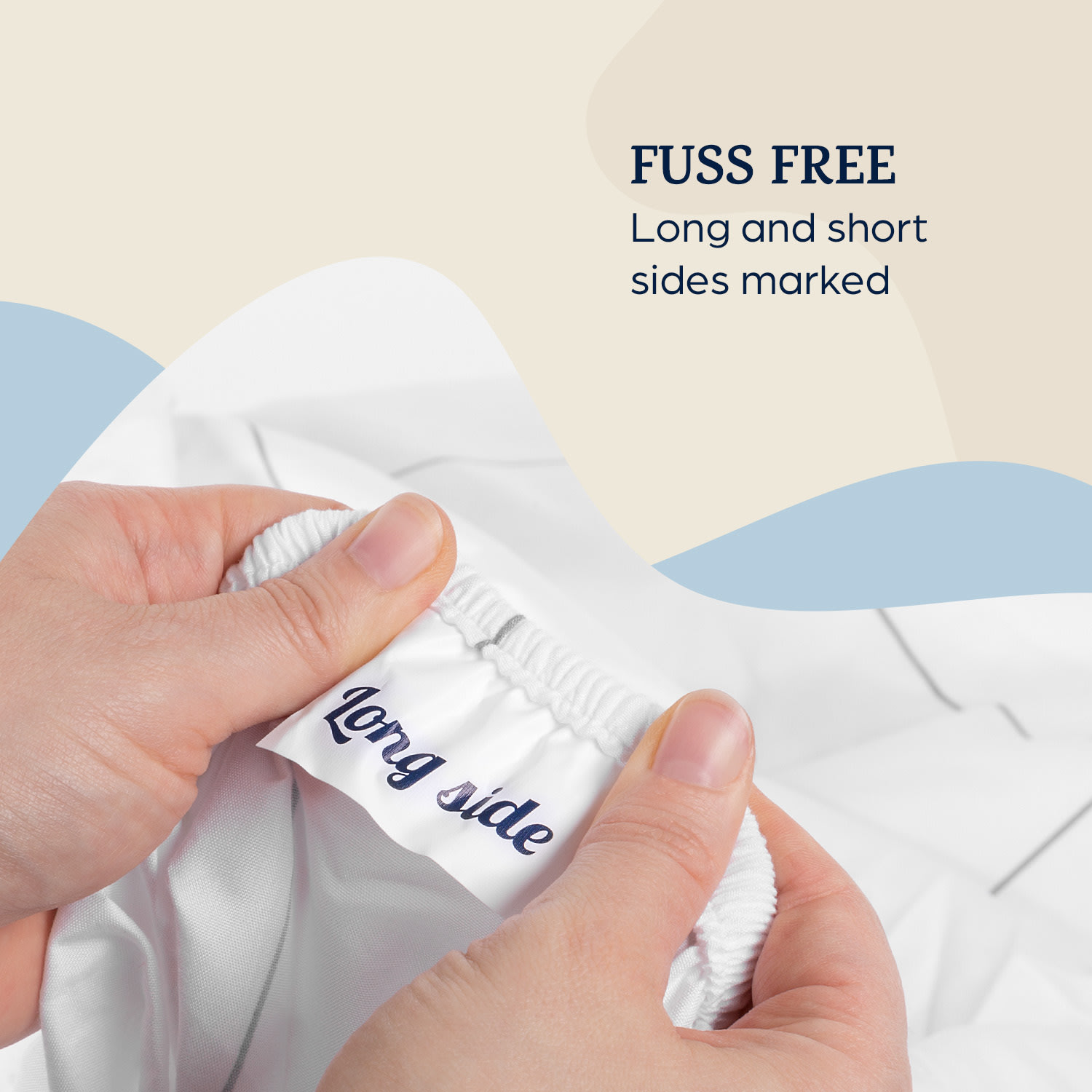 Sleepwise Soft Wonder-Edition, elastická plachta na posteľ, 90 – 100 × 200 cm, mikrovlákno – Obrázok 4