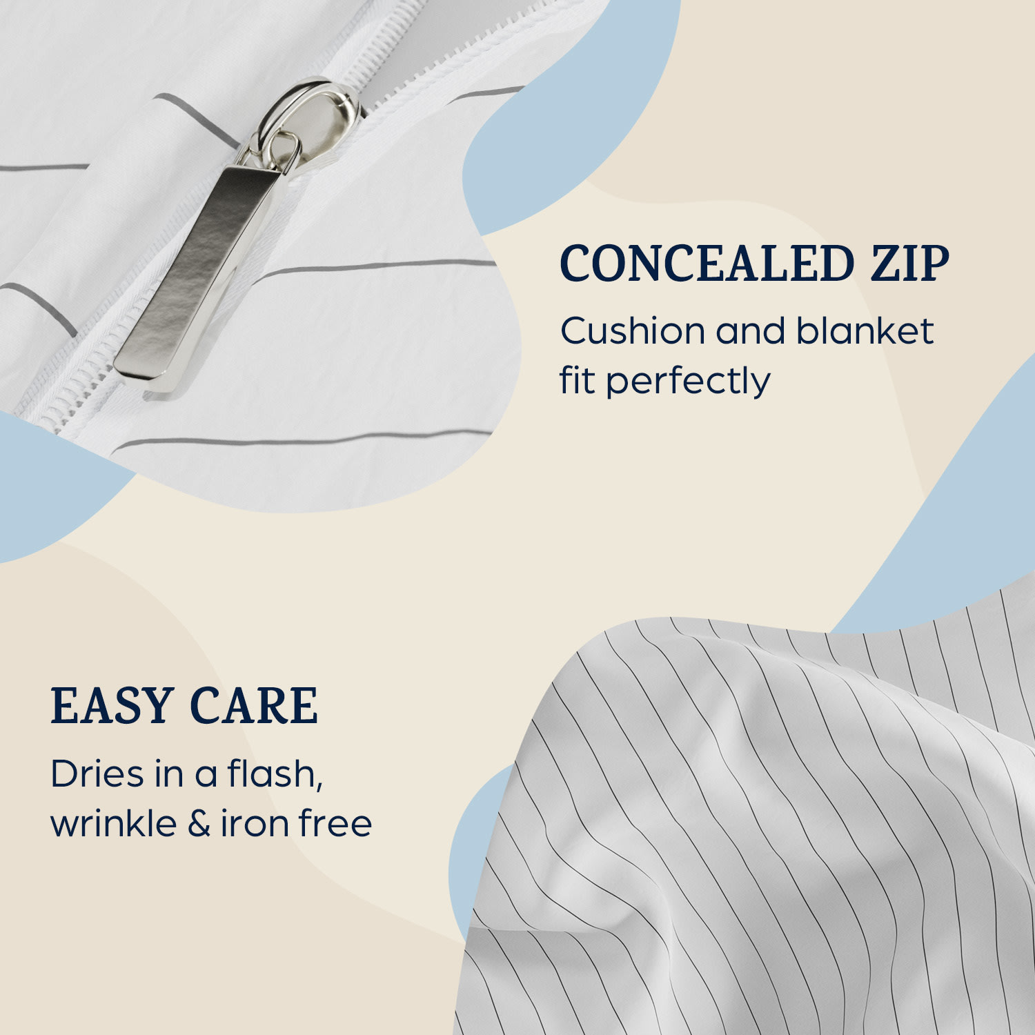 Sleepwise Soft Wonder-Edition, posteľná bielizeň, 155 × 200 cm – Obrázok 2