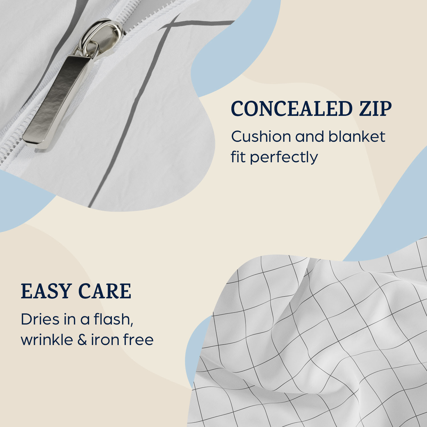 Sleepwise Soft Wonder-Edition, posteľná bielizeň, 155x200 cm – Obrázok 2