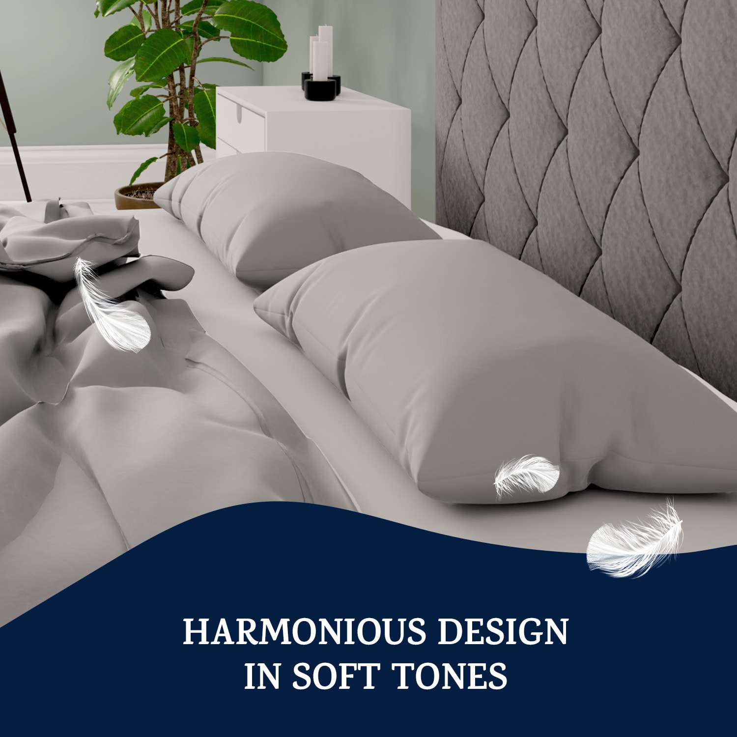 Sleepwise Soft Wonder-Edition, obliečky na vankúše, súprava 2 kusov, 40 × 80 cm, mikrovlákno – Obrázok 3