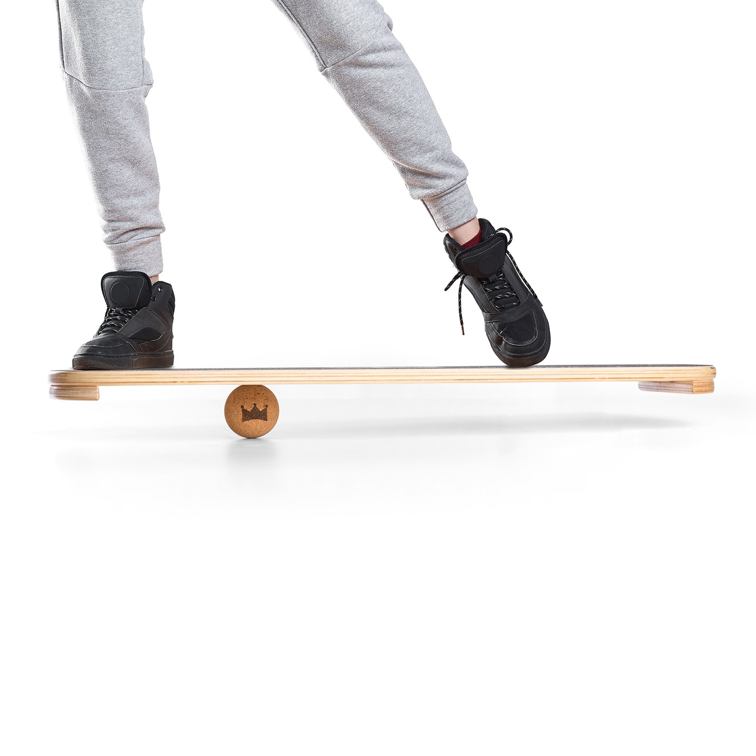 BoarderKING Balance Bullet, korková lopta k balančným doskám, fasciálna loptička, masážna loptička, fitness loptička