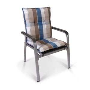 Blumfeldt Prato, čalúnená podložka, podložka na stoličku, podložka na nižšie polohovacie kreslo, na záhradnú stoličku, polyester, 50 × 100 × 8 cm