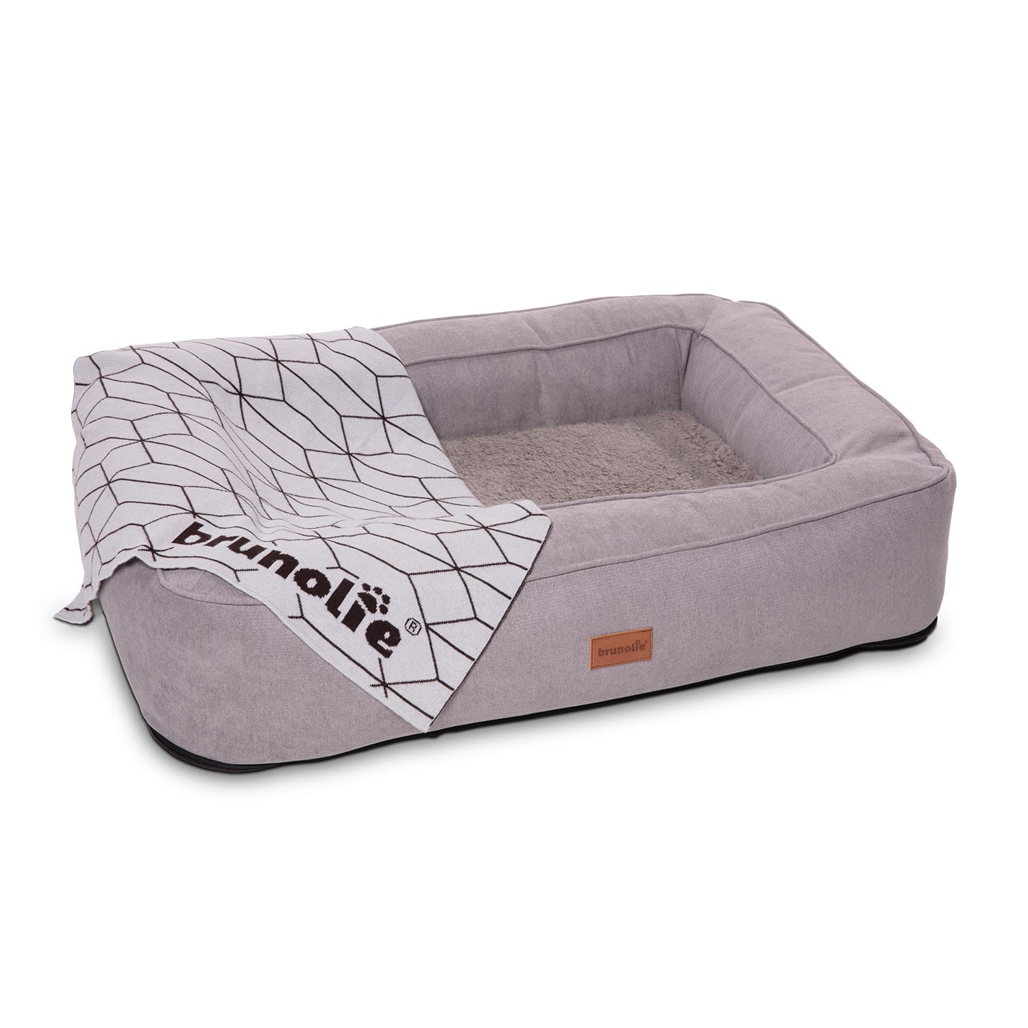 Brunolie Deka pre psa, prikrývka pre psa, 80 × 60 cm, polyesterový plyš, možnosť prania – Obrázok 4