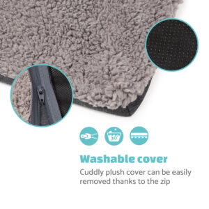 Brunolie Emma, pelech pre psa, náhradný poťah, možnosť prania, protišmykový, priedušný, veľkosť M (80 × 20 × 70 cm)