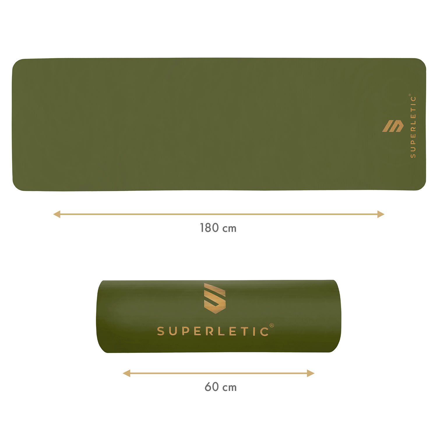 Capital Sports Deva, gymnastická podložka, 180x0,8x60 cm, NBR pena, protišmyková, vrátane popruhu – Obrázok 2