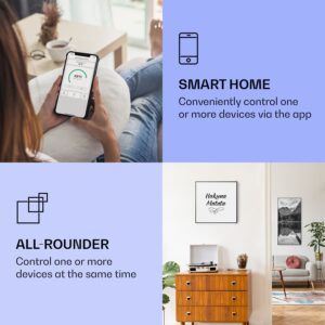 Klarstein Wonderwall Air Art Smart, infračervený ohrievač, 60 x 60 cm, 350 W, motto