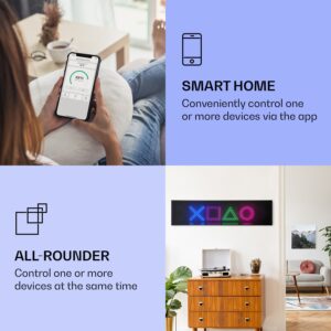 Klarstein Wonderwall Air Art Smart, infračervený ohrievač, 120 x 30 cm, 350 W, hra