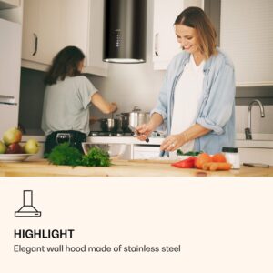 Klarstein Barella, digestor, 38 cm, 557 m³/h, LED, biely