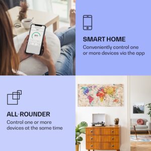 Klarstein Wonderwall Air Art Smart, infračervený ohrievač, 120 x 60 cm, 700 W, farebná mapa