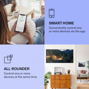 Klarstein Wonderwall Air Art Smart, infračervený ohrievač, 120 x 60 cm, 700 W, horská cesta