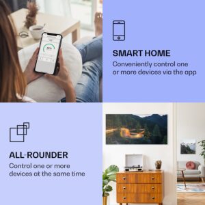 Klarstein Wonderwall Air Art Smart, infračervený ohrievač, 120 x 60 cm, 700 W, horská cesta