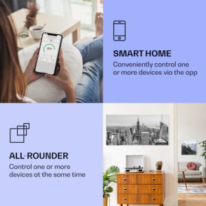 Klarstein Wonderwall Air Art Smart, infračervený ohrievač, 120 × 60 cm, 700 W, New York City