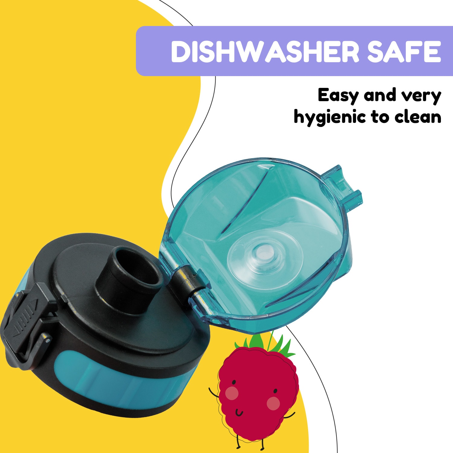 Klarstein Schmatzfatz, náhradný vrchnák, výška: 4,5 cm, priemer: 7 cm, bez BPA – Obrázok 4