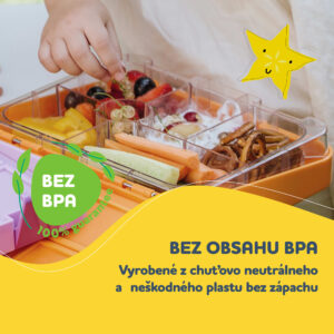 Klarstein Schmatzfatz junior, desiatový box, 6 priehradiek, 21,3 × 15 × 4,5 cm